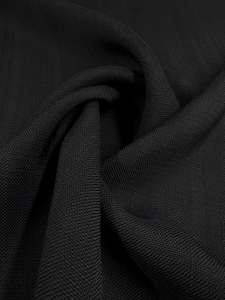 All: Designer Viscose - Noir Grid - 135cm