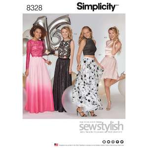 Sewing Patterns: Pattern - Simplicity - S8328 -  Misses Special Occasions Dress