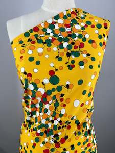Deluxe Prints: Deluxe Print - Yellow Dots & Vines - 150cm