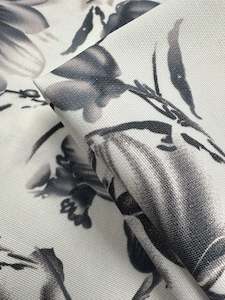 Designer Deadstock Fabric: Designer Deadstock - Inkveil - 145cm