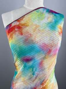 Printed Tencel: Textured Tencel - Candy Clouds - 136cm