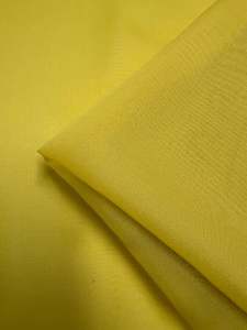 Silk Chiffon Georgette: Pure Silk Georgette - Buttercup - 135cm