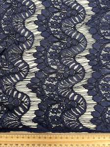 Evening Lace - Crown Of Navy - 135cm