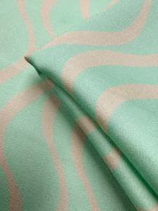 Mercerised Rayon - Seafoam Rhythm - 150cm