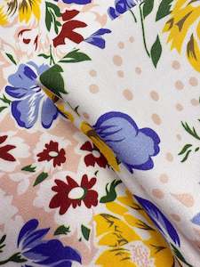 Rayon: Mercerised Rayon - Spring Bouquet - 150cm