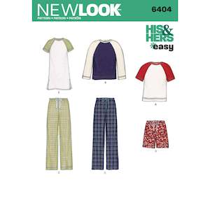 Sewing Patterns: Pattern - NEW LOOK - N6404 - Misses’ and Men’s Separates