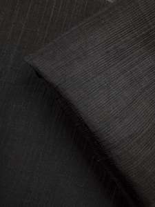 Designer Cotton: Textured Designer Voile - Black - 155cm