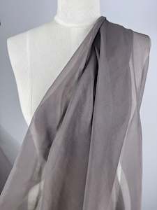Blended Silk Mousseline - Pewter - 147cm