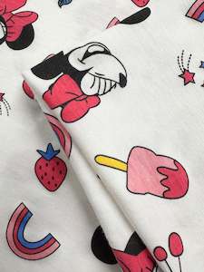 Printed Jersey: Printed Jersey - Minni Summer - 150cm