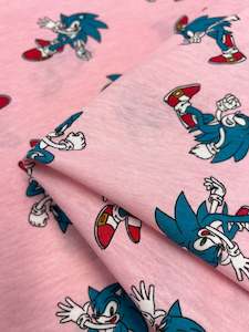 Printed Jersey: Printed Jersey - Sonic - 165cm