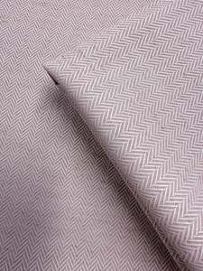 Linen: Linen Blend Chevron - Rose Herringbone  - 152cm
