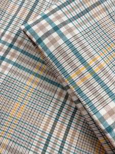 Linen: Stretch Linen Plaid - Heritage - 132cm
