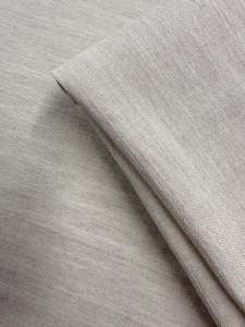 Stretch Linen Textured Chevron Bengaline - Stone Herringbone - 150cm