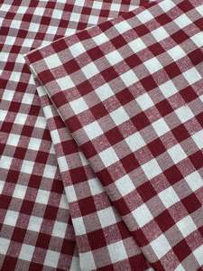 Linen: Linen Blend - Syrah & White - 150cm