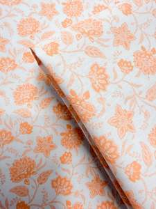 Cotton: Printed Cotton - Peach Bloom - 150cm
