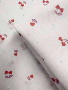 Cotton: Cotton Voile - Cherry Toss - 145cm