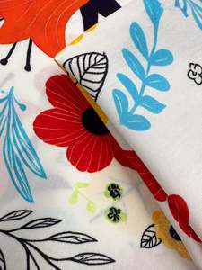 Rayon: Designer Rayon - Folk Garden - 145cm