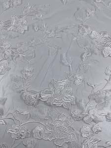 Designer Deadstock Fabric: Bridal - Ivory Bloom - 150cm