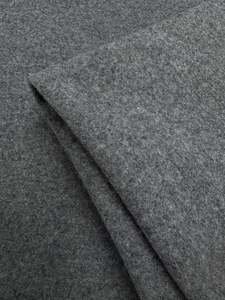Outerwear Fabric: Wool Cashmere - Grey Marle  - 150cm