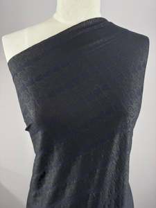Viscose Fabric: Viscose Knit - Midnight Crepe - 143cm