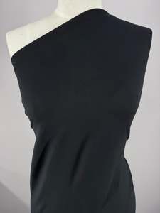 Cotton Lycra - Black - 150cm