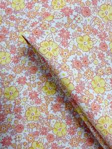 Cotton: Printed Cotton - Blush Garden - 150cm