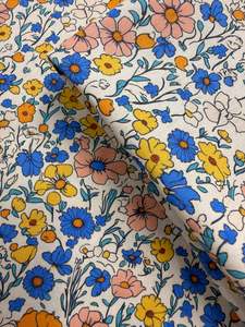 Cotton: Printed Cotton - Sunflower Ditsy - 150cm