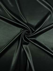 Fabric Satin: Satin Deluxe - Emerald Noir - 150cm