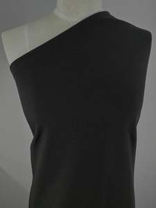 Knits: French Crepe Jersey - Black - 145cm