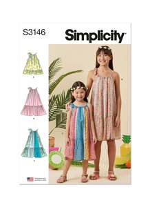 All: Pattern - Simplicity - 3146 -  Children’s and Girls’ Dresses
