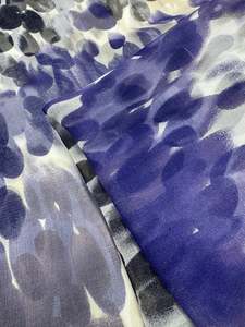 Pure Printed Silk Georgette - Snow Leopard - 112cm