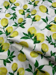 Clearance: Printed Satin - Amalfi - 150cm