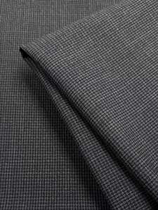 Wool Fabric: Pure Wool Suiting - houndstooth Brown - 155cm