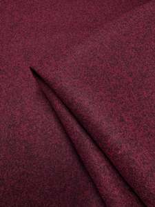 Wool Cashmere - Burgundy Marle - 150cm