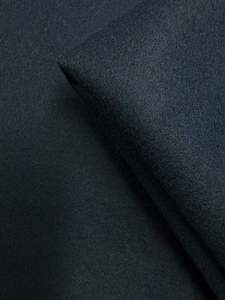 Outerwear Fabric: Wool Cashmere - Darkest Teal - 150cm