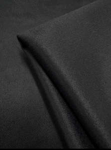 Wool Cashmere - Black - 150cm