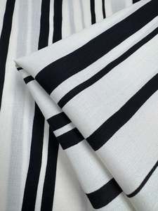 Mercerised Viscose  - Piano Stripe - 150cm