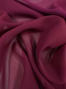 Top Sellers: Hi Multi Chiffon - Burgundy - 150cm