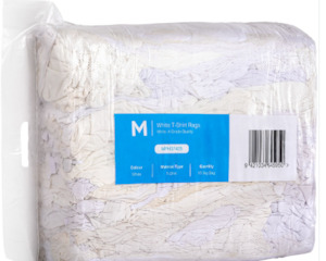 Rags White Interlock 10kg