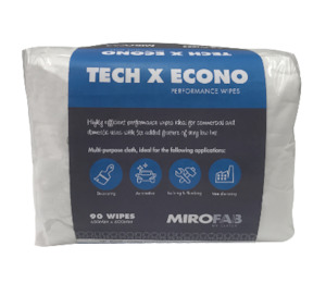 Cleaning Cloths: Tech-x Econo Cloth Wipes