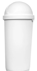 Rubbish Bags And Bins: Round Swing Top Waste Bin 40lt (w)