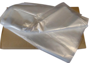 Rubbish Bag 240lt Clear Poly 35mc