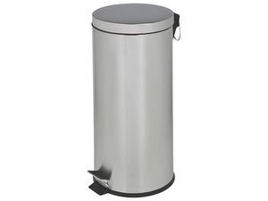 S/steel Round Pedal Bin 20lt