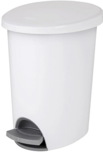 Sterilite Step On Waste Bin 25lt (w)