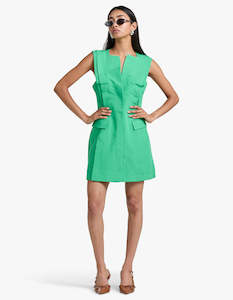 Acler: Thrumster Mini Dress - Clover