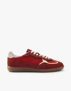 Alohas: Tb.490 Rife Sheen Leather Sneakers - Red