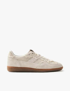 Alohas: Tb.490 Crochet Cream Leather Sneakers - Cream
