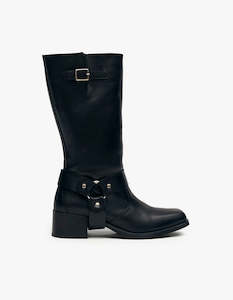 Rocky Leather Boots - Black