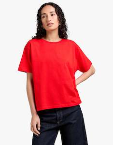 American Vintage: Womens T-Shirt Fizvalley - Vintage Strawberry