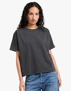 Womens T-Shirt Fizvalley - Vintage Carbon